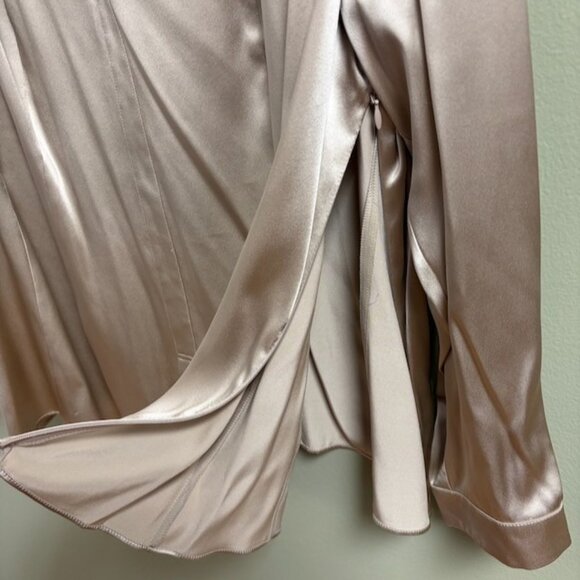 Lafayette 148 New York Womens Luxor Silk Long Sleeve Top Size 24W Quiet Luxury - Picture 3 of 12